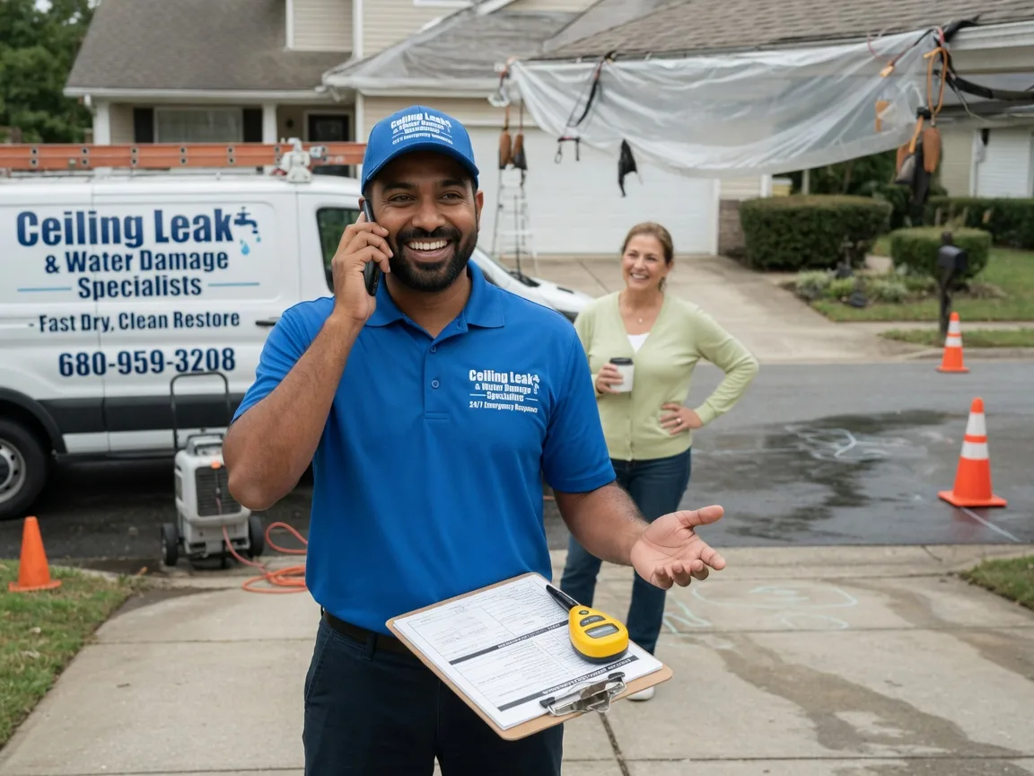 Ceiling Leak Cleanup Amargosa Valley, NV FAQs